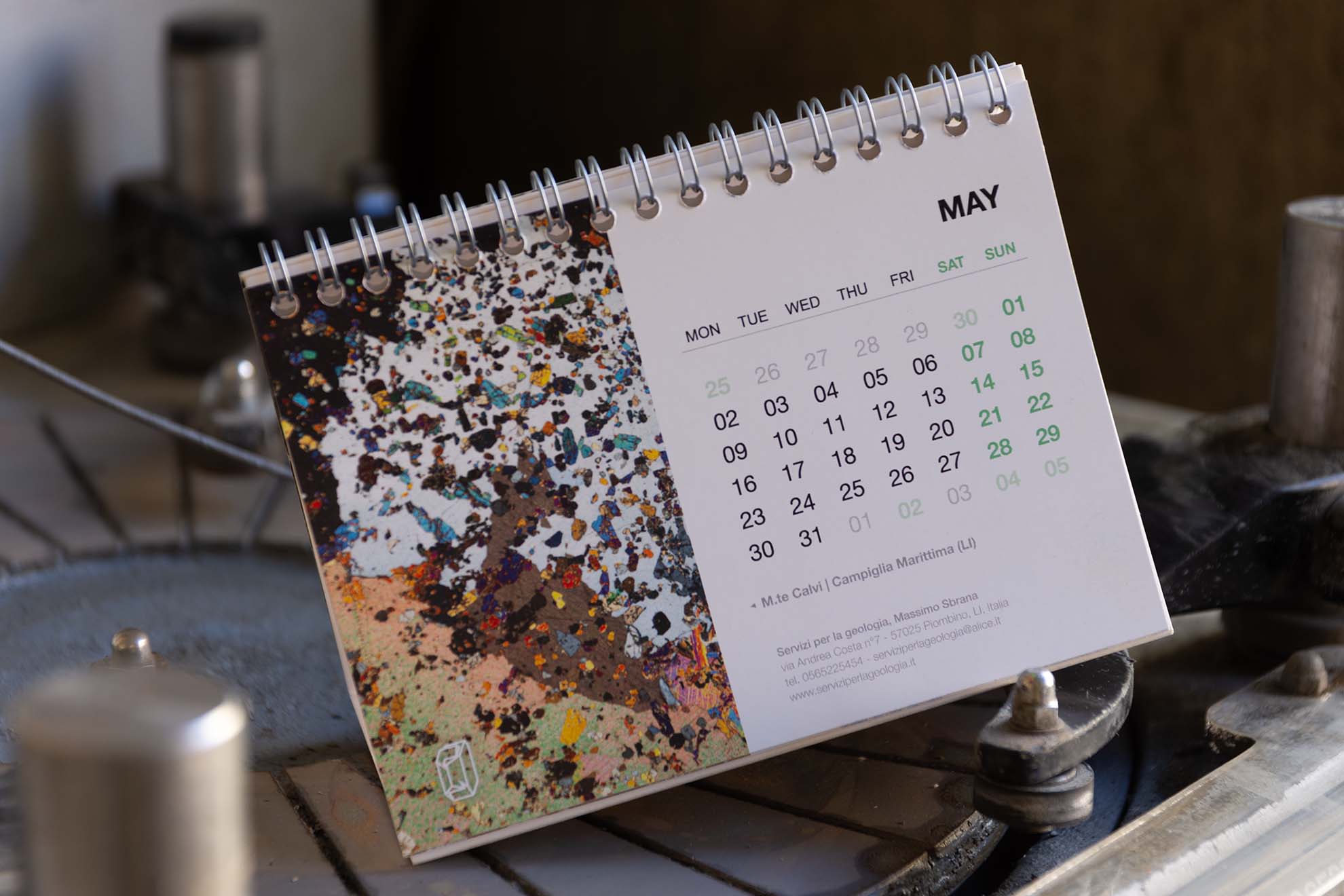 servizi per la geologia calendario dettaglio 2
