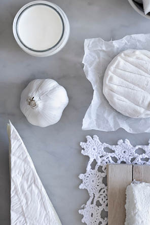 i colori del cibo dettaglio bianco