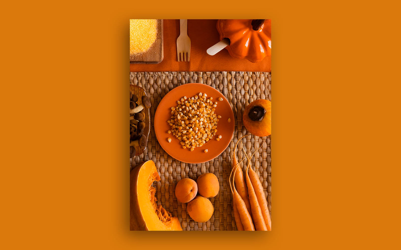 i colori del cibo arancione